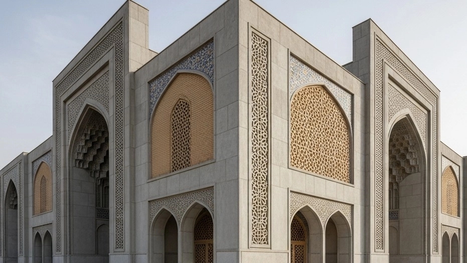اجرای نمای مصلی به روش سیمانی در شیراز اجرای نمای مصلی به روش سیمانی در شیراز